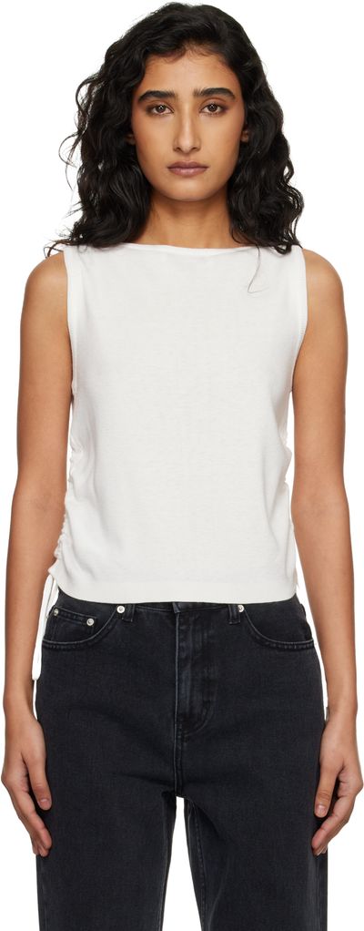 Dunst Dunst Off-White Layering Knit Tank Top