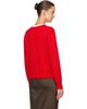 Dunst Dunst Red Cashmere V-Neck Sweater - 3