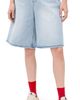 DUNST DUNST Relaxed Bermuda Denim Shorts Light Blue - 1
