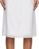 Dunst Dunst White H-Line Laced Midi Skirt - 1