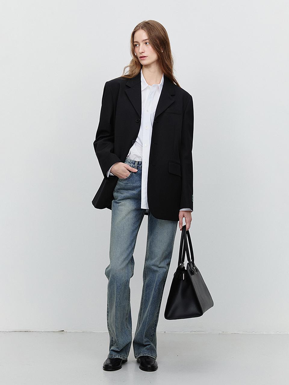 Dunst for WOMEN 70s Semi Flared Vintage Jeans [Light Blue] (UDPA5A209B1)