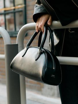 Dunst for WOMEN CLASSIC BOWLING BAG BLACK_UDBA4F203BK
