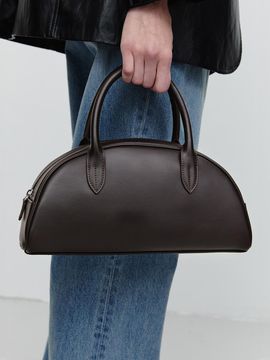 Dunst for WOMEN Classic Leather Arch Bowling Bag [Deep Brown] (UDBA5E203W3)