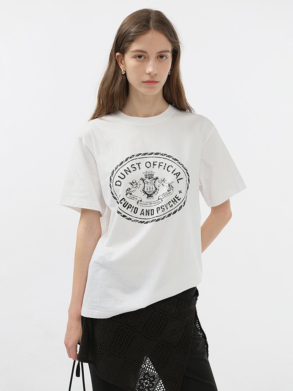 Dunst for WOMEN Cupid Campus T-shirt (Off White)_UDTS4B121OW