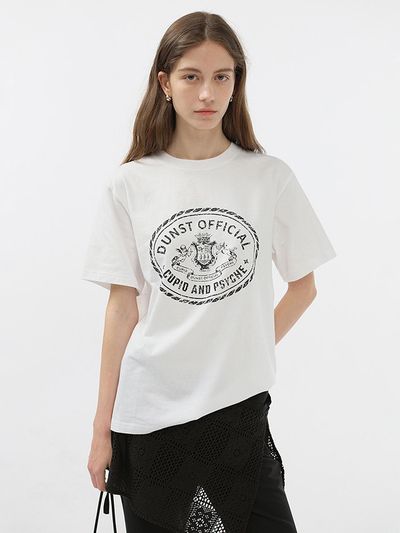 Dunst for WOMEN Cupid Campus T-shirt (Off White)_UDTS4B121OW