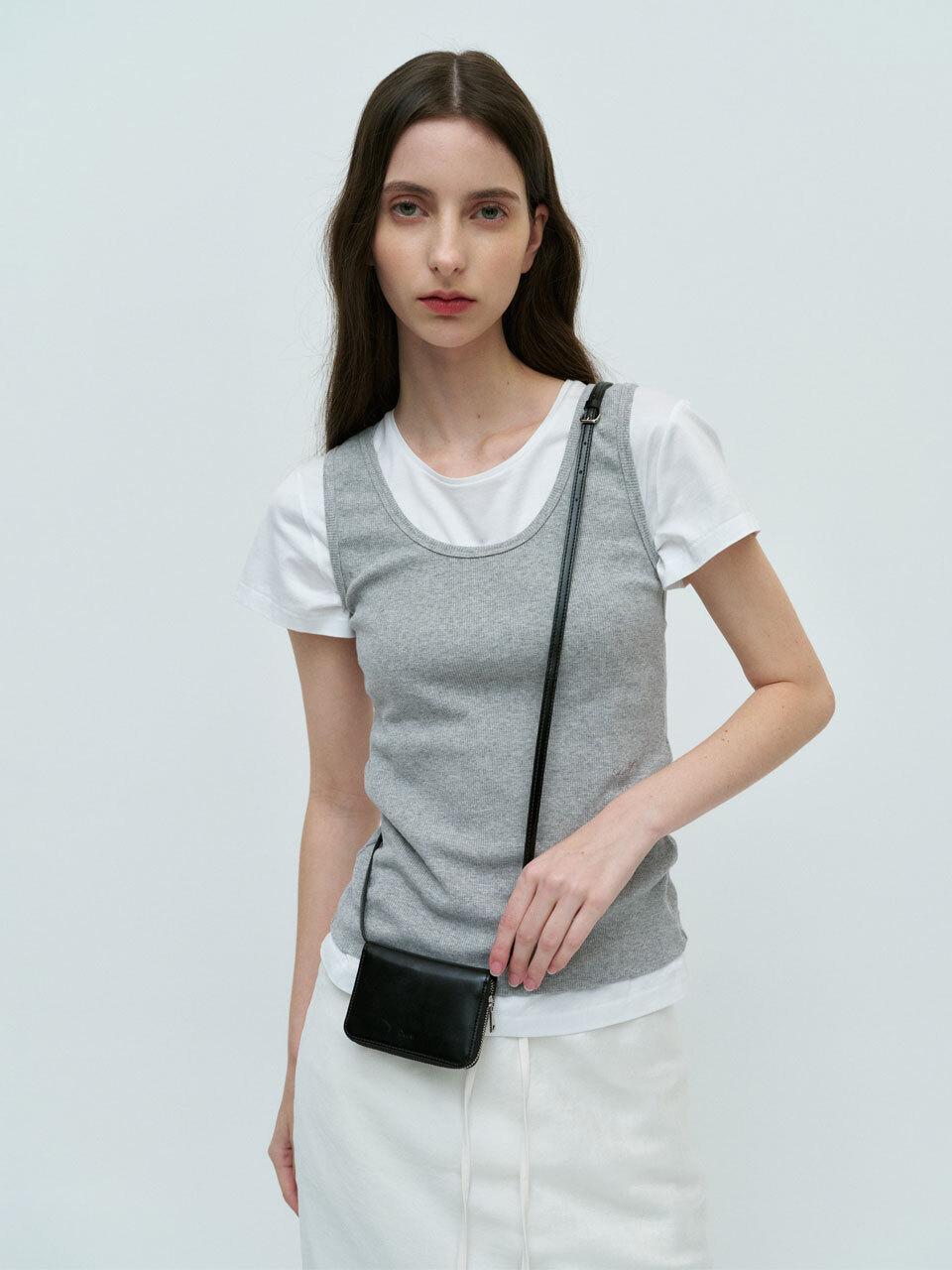 Dunst for WOMEN ESSENTIAL MINI CARD BAG BLACK_UDBA4E210BK