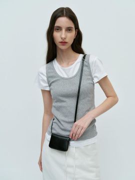 Dunst for WOMEN ESSENTIAL MINI CARD BAG BLACK_UDBA4E210BK