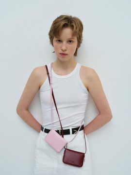Dunst for WOMEN ESSENTIAL MINI CARD BAG BURGUNDY_UDBA4E210R2