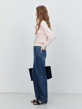 Dunst for WOMEN Linear Straight Classic Jeans [Blue] (UDPA5A211B2)