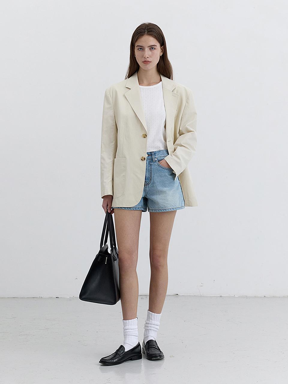 Dunst for WOMEN MINI DENIM SHORTS [LIGHT BLUE] (UDPA5B232B1)