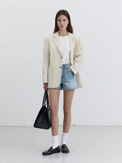 Dunst for WOMEN MINI DENIM SHORTS [LIGHT BLUE] (UDPA5B232B1)