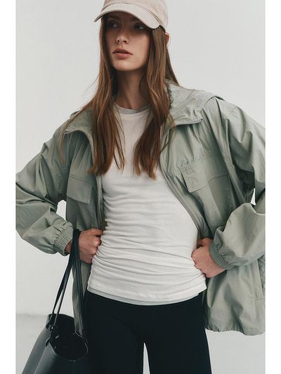 Dunst for WOMEN Unisex Hooded Wind Breaker