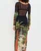 Dur Doux Dur Doux Miami Palm Maxi Dress Miami Palm Print - 3