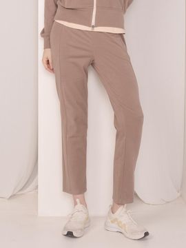 DURAN Back Soft Fleece Side Slit Straight Fit Pants DBF4