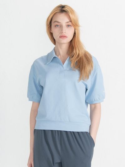 DURAN Backan PK Open Collar Balloon Fit T-Shirt DTF4S-30