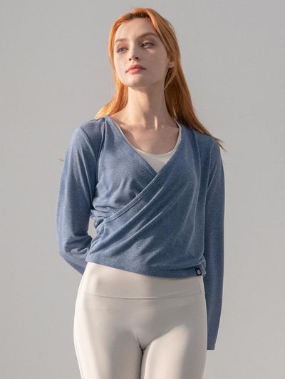 DURAN Backan Washable Linen Wrap Cover-Up Cardigan DTF4S