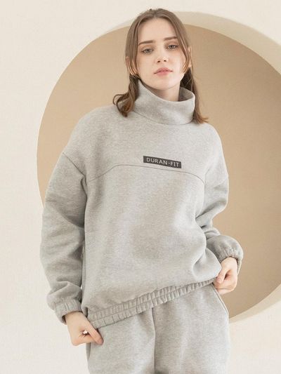 DURAN Duran Dambi Warm Napping High-Neck Sweatshirt DTF3