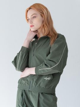 DURAN Duran Ritz High-Neckline Zip-Up Windbreaker Jacket