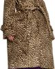 Duran Lantink Duran Lantink Brown Oversized Faux-Suede Trench Coat - 4