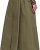 Duran Lantink Duran Lantink Khaki Uniform Double Waisted Midi Skirt - 3