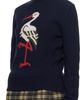 Duran Lantink Duran Lantink Navy Heron Knit Turtleneck - 4