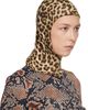 Duran Lantink Duran Lantink Tan Jersey Printed Balaclava - 2