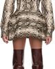 Duran Lantink Duran Lantink Taupe Chemisier Minidress - 1
