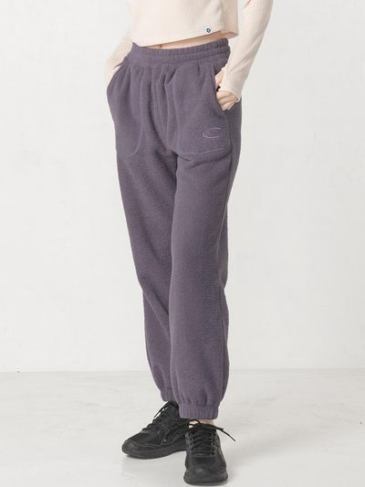 DURAN Rear warm turtleneck fleece big pocket jogger pant