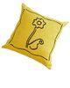 Dusen Dusen Dusen Dusen Daisy Embroidered Pillow Cover - 1