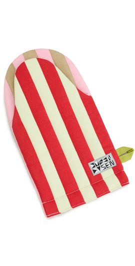 Dusen Dusen Dusen Dusen Striped Oven Mitt Ladybug One