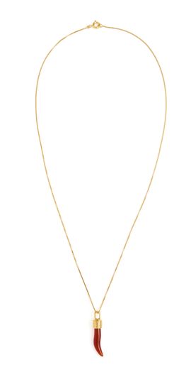 Dévé Dévé Cornicello Necklace Gold Vermeil One