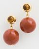 Dévé Dévé La Chapelle Earrings Red Jasper & Tiger's Eye One - 2