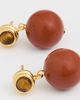 Dévé Dévé La Chapelle Earrings Red Jasper & Tiger's Eye One - 4
