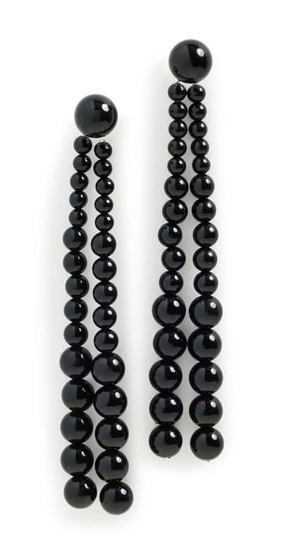 Dévé Dévé Les Goudes Earrings Black Onyx One