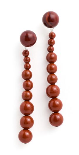 Dévé Dévé Mini Calanques Earrings Red Jasper One