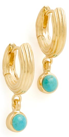 Dévé Dévé Mini Non-Conformist Hoops Turquoise One