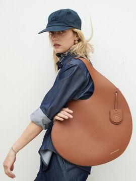 dvalisse Muse Jellybean Leather Shoulder Bag