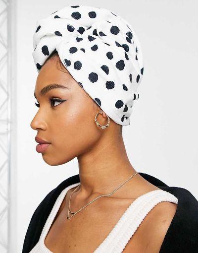 Easilocks Easilocks Microfiber Polka dot towel hair wrap-No color