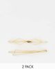 Easilocks Easilocks Stay Golden Fashion Hair Pins x2-No color - 1
