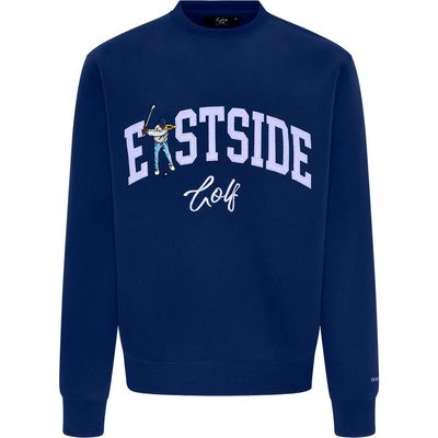 Eastside Golf Eastside Golf Luxe Fleece Logo Appliqué Crewneck Sweatshirt