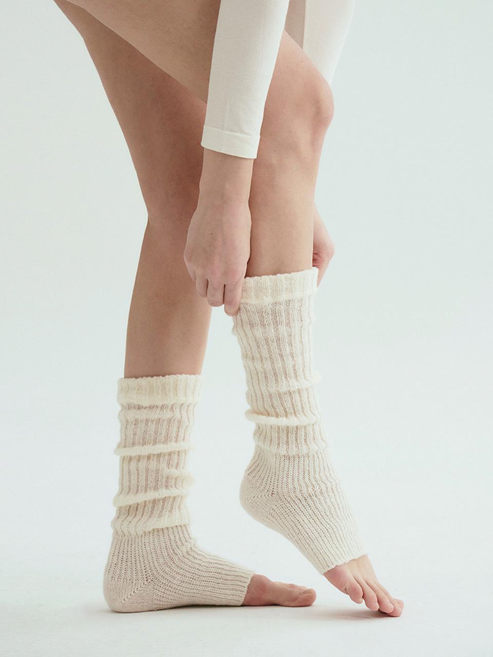 EAU CLAIR Soft Warm Non-slip Ribbed Leg Warmers