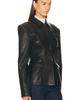 EAVES EAVES Aina Leather Cinched Jacket - 3