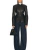 EAVES EAVES Aina Leather Cinched Jacket - 5