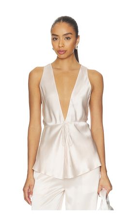 EAVES EAVES Anelie Silk Top