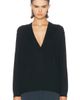 EAVES EAVES Geri V Neck Top - 1