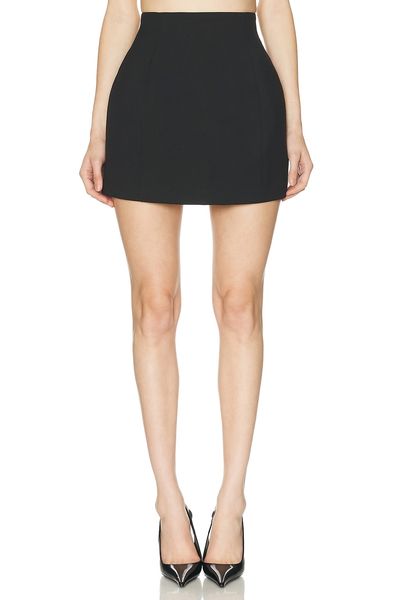 EAVES EAVES Irene Classic Suiting Sculpted Mini Skirt