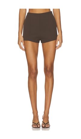 EAVES EAVES Naftali Crepe Mini Shorts