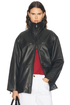 EAVES EAVES Niko Leather Parka Jacket