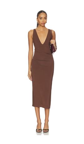 EAVES EAVES Prava Midi Dress