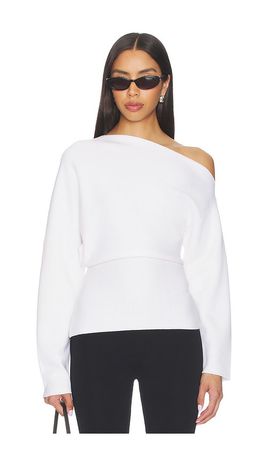 EAVES EAVES Rachelle Draped Knit Top
